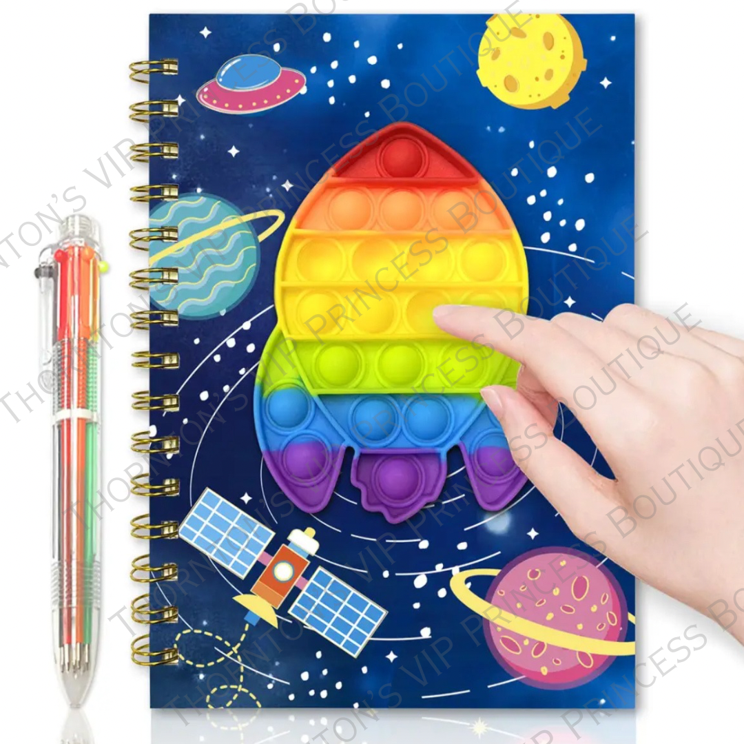 Kids A5 Fidget Poppet Notebooks