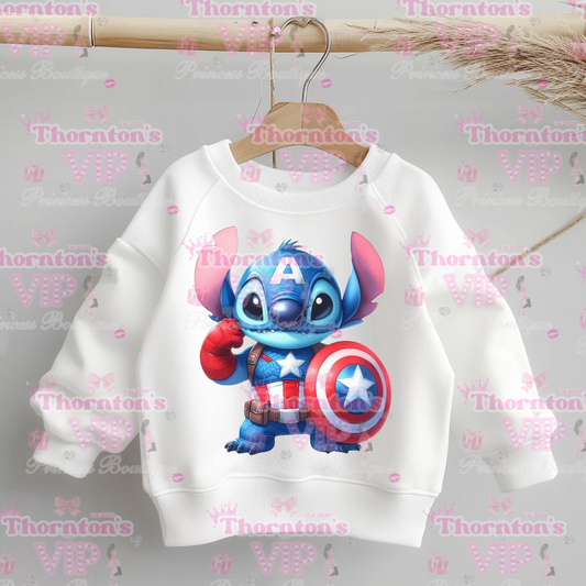 Kid’s Blue Superhero Monster Jumper