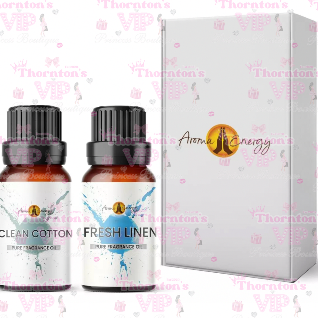 Fresh Linen & Clean Cotton Fragrance Oil Set