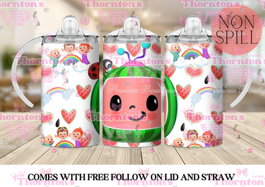 Cartoon Watermelon Kids Sippy Cup