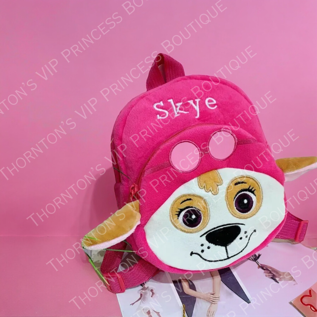 Popular Kids Cartoon Dogs Soft Backpacks