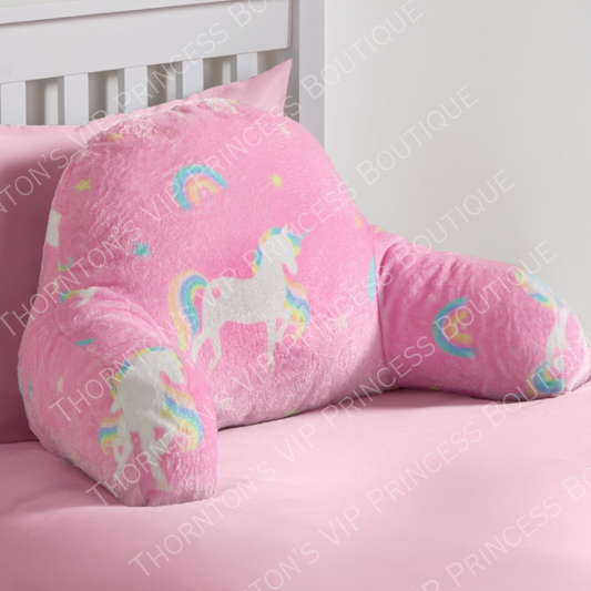Kids Unicorn Fleece Cuddle Cushion
