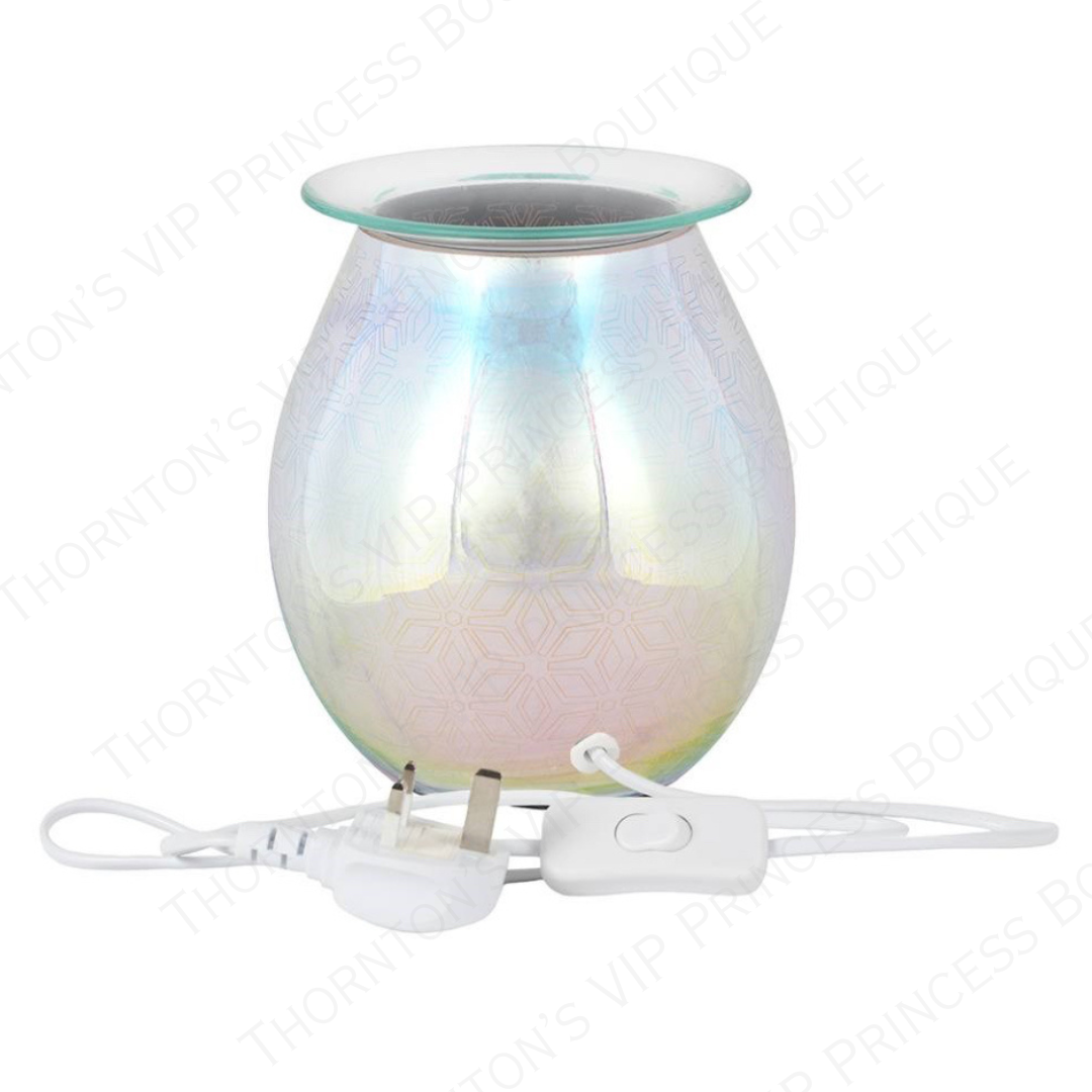 3D Geometric Flower Light Up Electric Burner