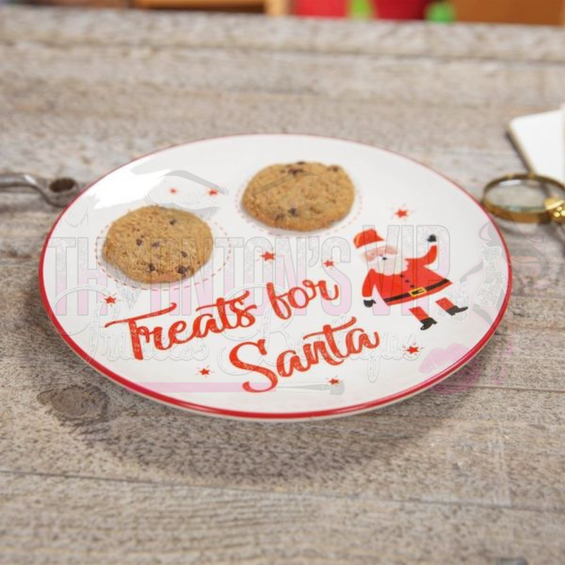 Treats For Santa Plate