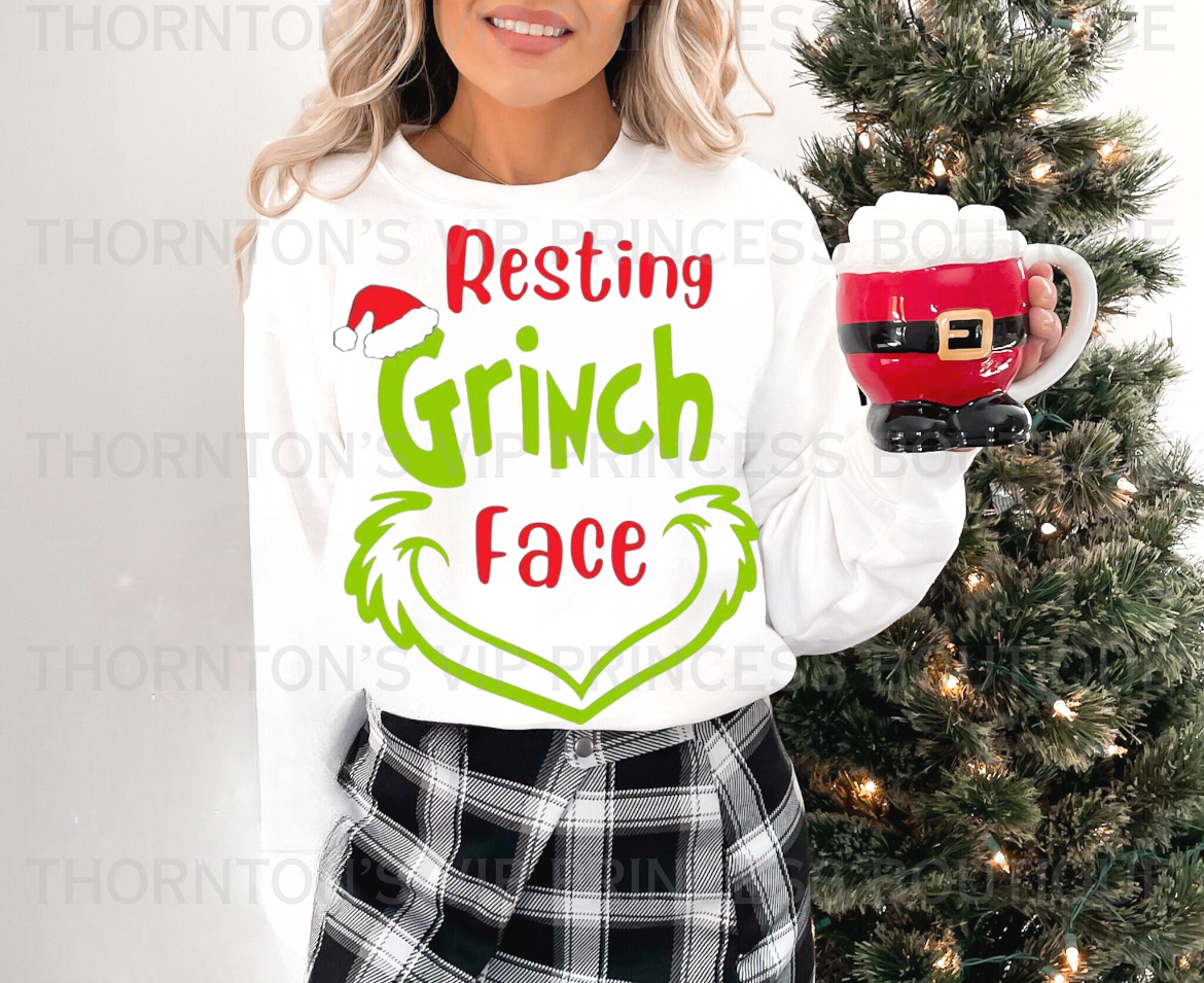 Resting Grinch Face Jumper