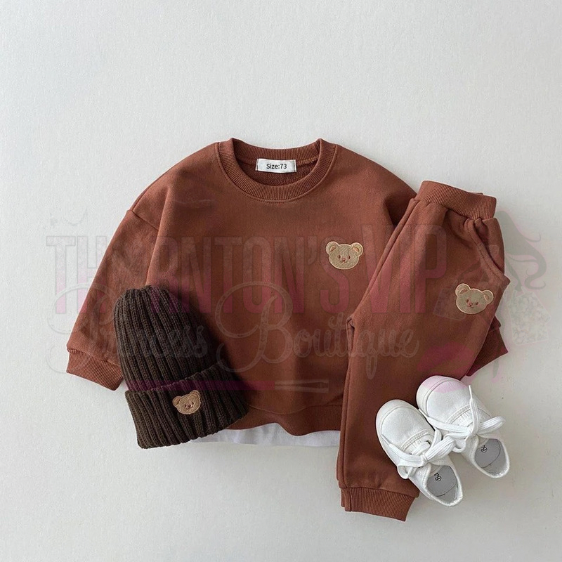 Bear Cub Cozy Tracksuit Set