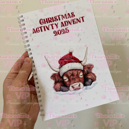 Personalised Christmas Activity Advent Book – Custom Advent Calendar for Kids