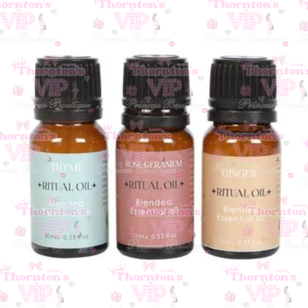 Set Of 3 Love Rituals Blended Essential Oils