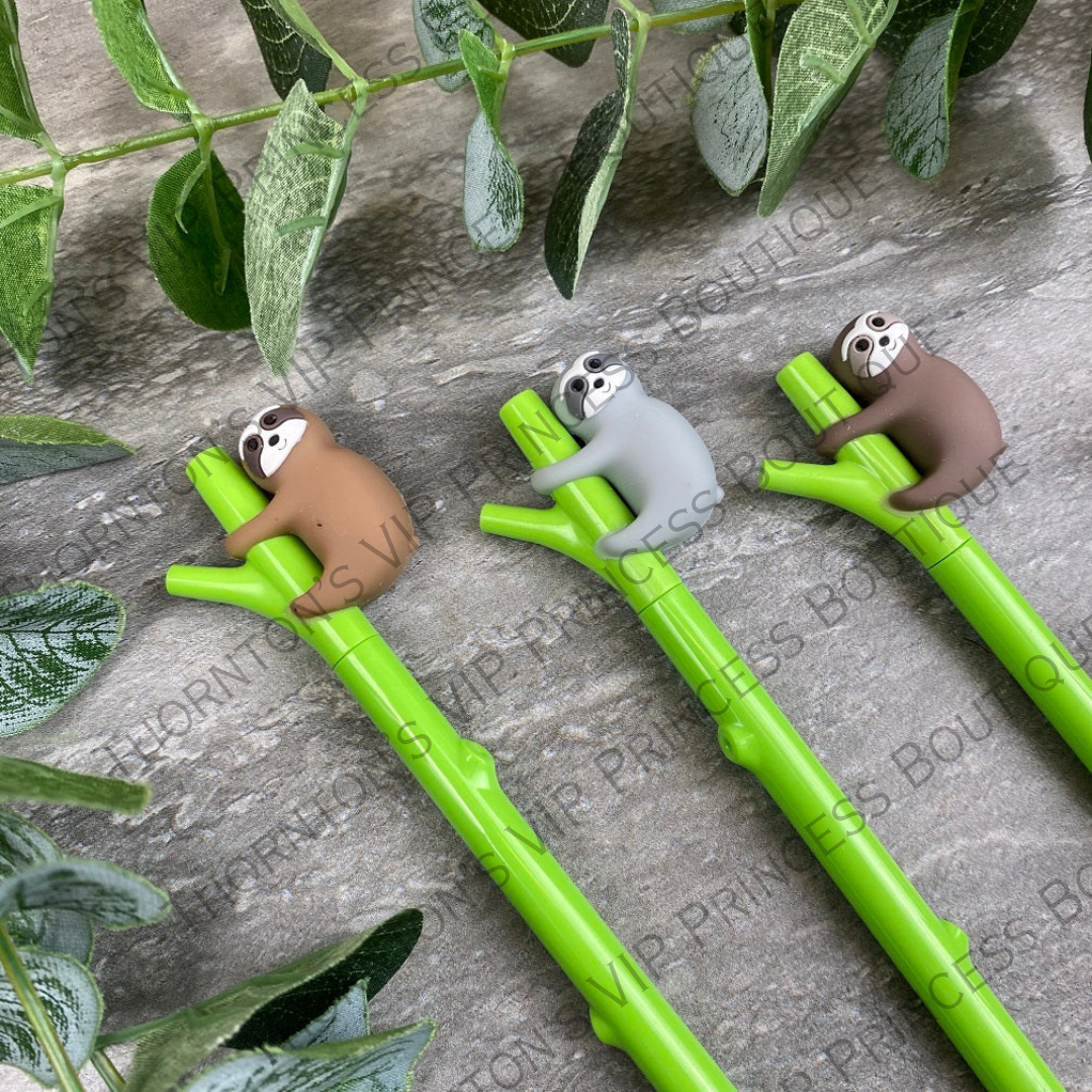 Sloth Gel Pens - Set Of Four