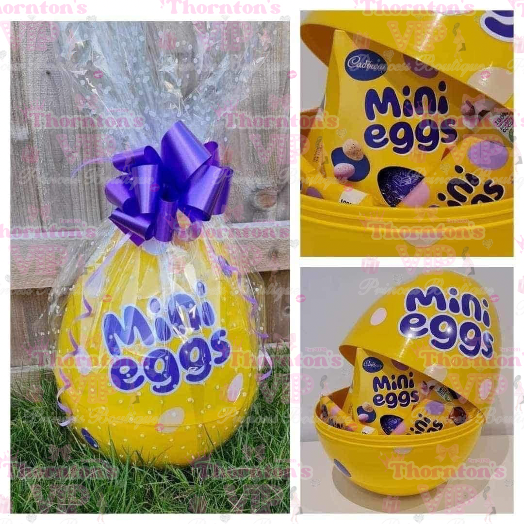 Mini Eggs Filled Gift XL Egg Hamper