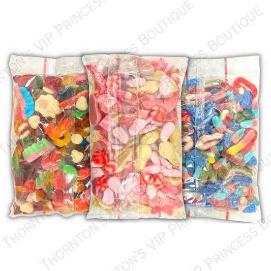 3KG Pick N Mix Pink, Fizzy & Jelly Sweets Mega Deal