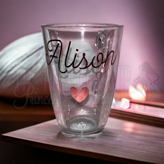 Personalised Glass Coffee Cup