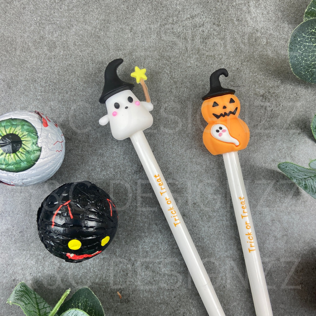 Halloween Ghost And Pumpkin Gel Pens