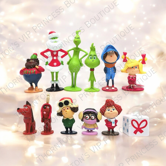 Grinch 12Pcs Mini Action Figure Set