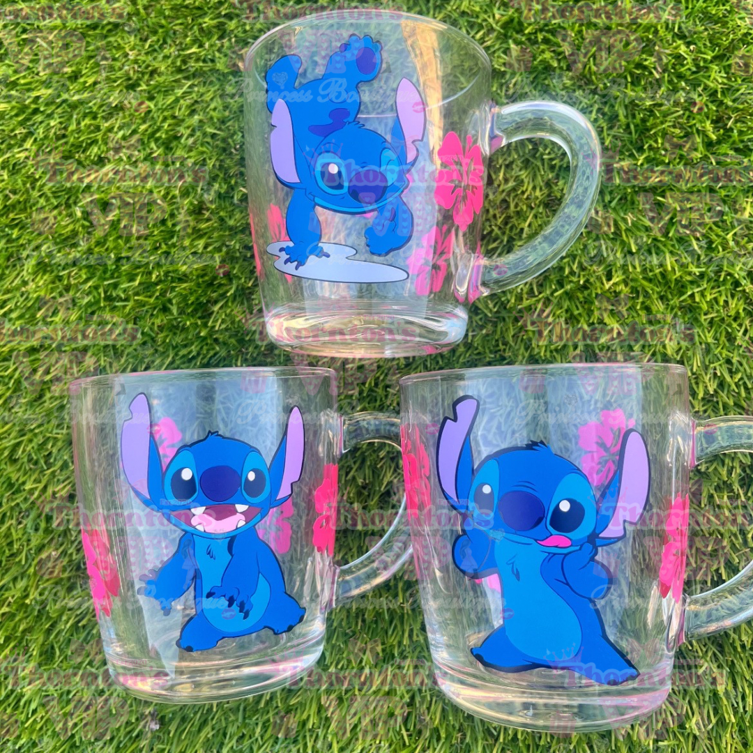 Themed Blue Monster Drinking Glasses