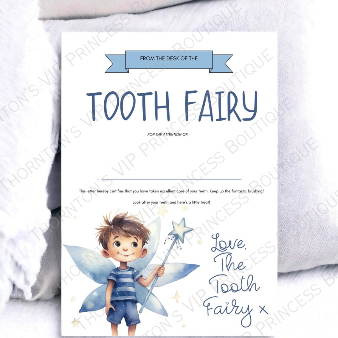 The Tooth Fairy Certificate