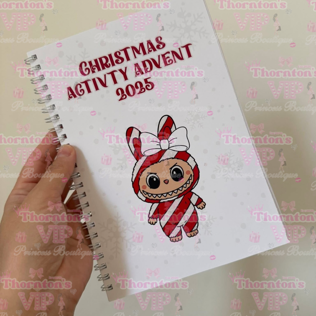 Personalised Christmas Activity Advent Book – Custom Advent Calendar for Kids