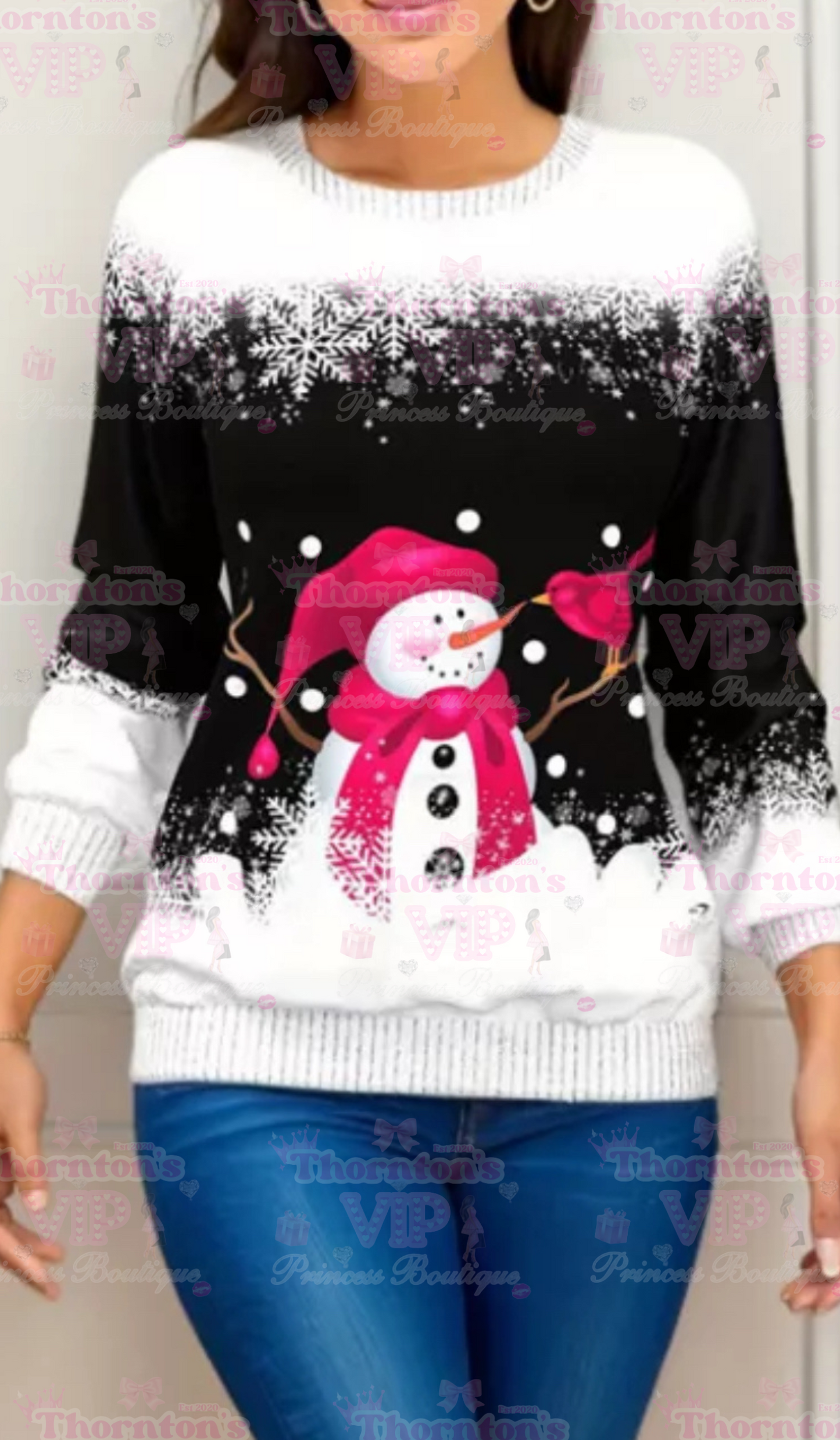 Snowman Women’s Christmas Jumper - Choice Of Designs