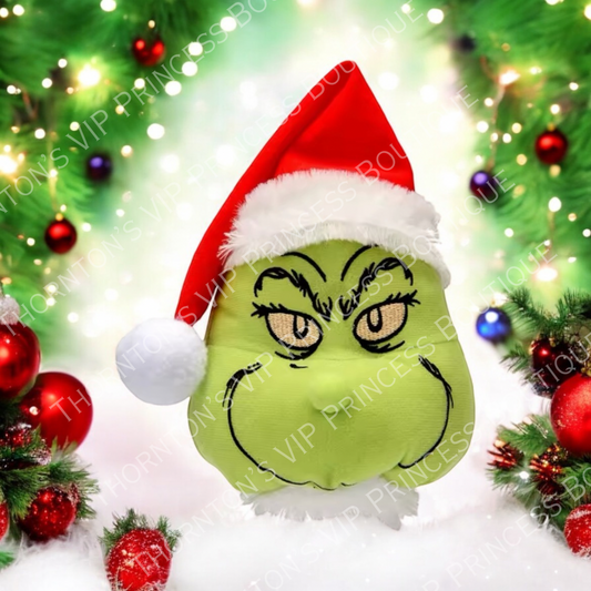 Mean One Grinch Plush Head