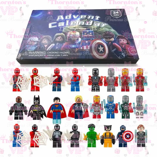 Superheroes Figure Advent Calendars - Three Different Sets To Choose From