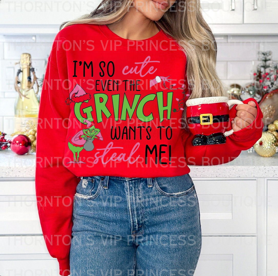 Even The Grinch Wants To Steal Me… Adults Jumper (Unisex)