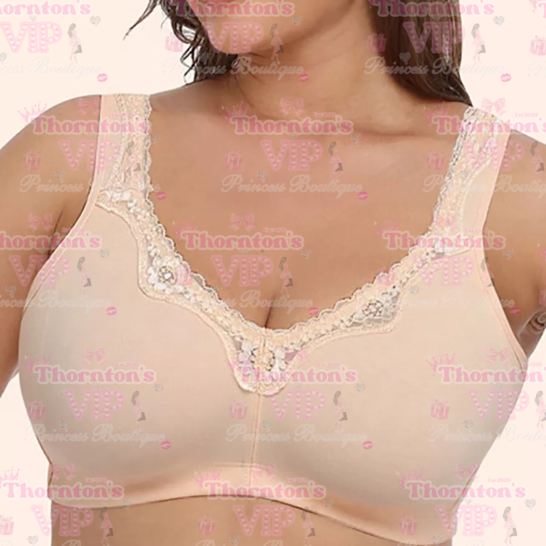 Plus Size Non Wired Cotton Bras