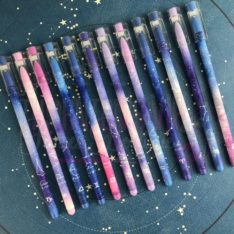 Set Of Four Constellation Zodiac Gel Pens