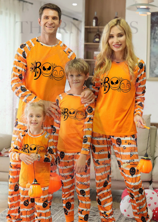 Pumpkin Boo-ster Orange Halloween Pyjamas