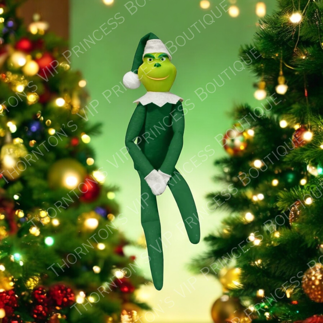 Grinch Elf Doll