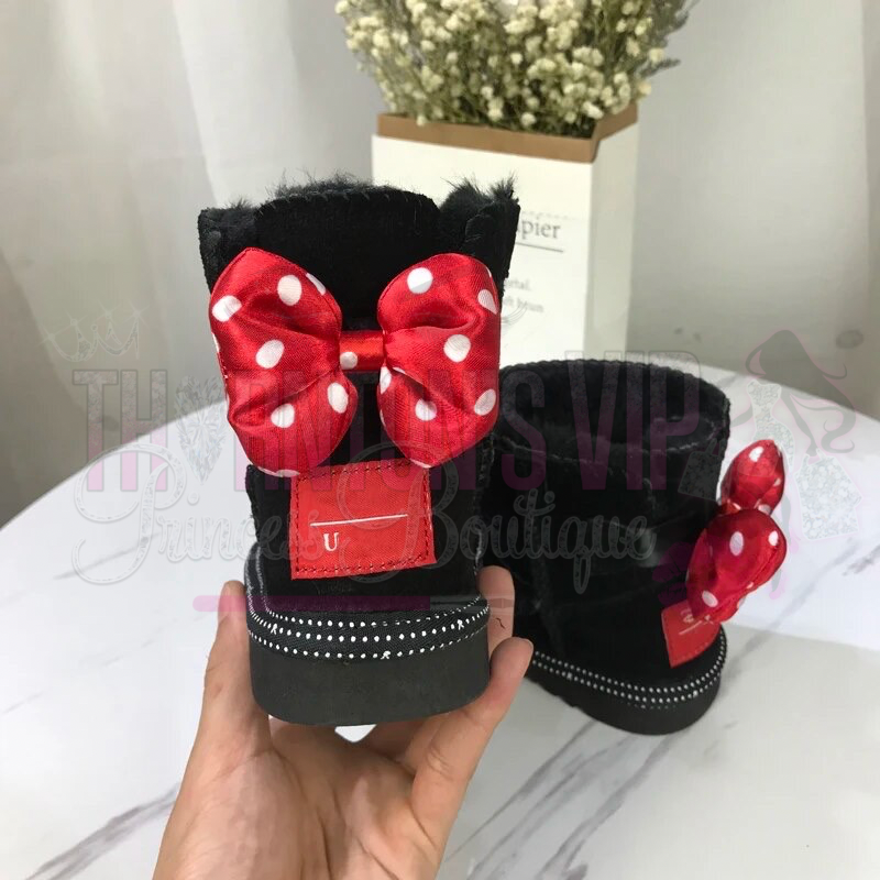 Adorable Bow-Back Kiddie Boots