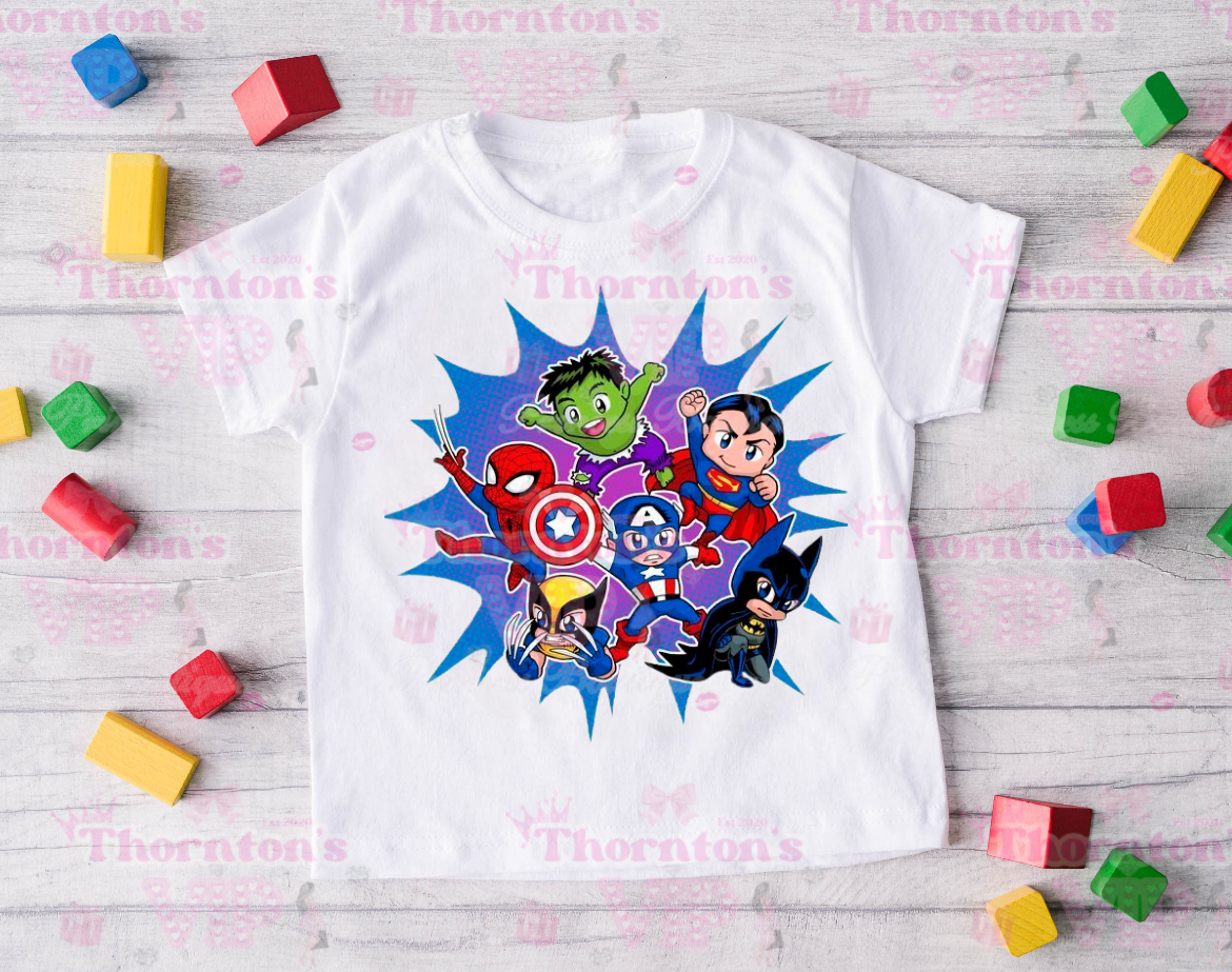 Kid’s Superhero Power Pack T-Shirt