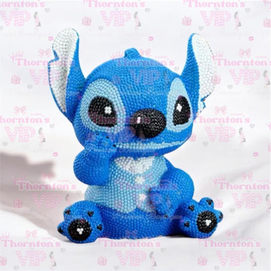 Blue Monster DIY Diamond Art Piggy Bank