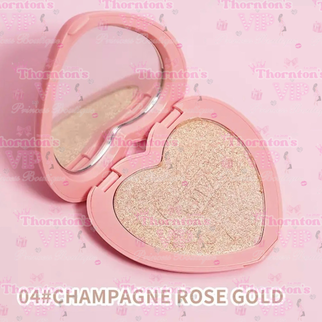 Sweetheart Highlighter - Champagne Rose Gold