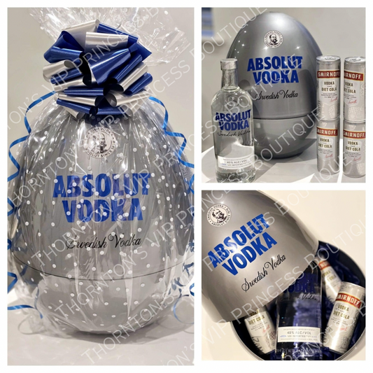 Absolut Vodka Filled Christmas Gift XL Egg Hamper