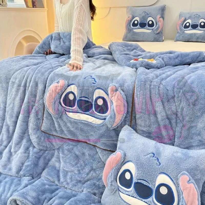 Cozy Character Pillow Blanket