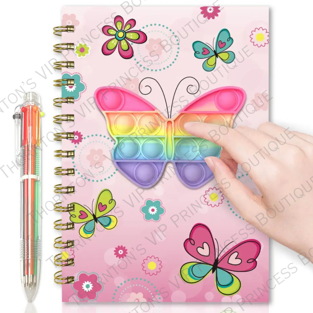 Kids A5 Fidget Poppet Notebooks