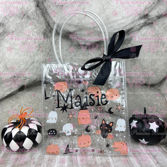 Personalised Halloween Trick or Treat Bag – Custom Name Kids Party Gift