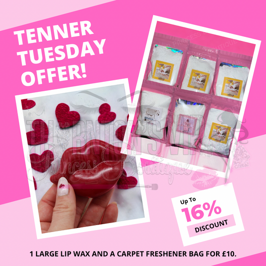 TENNER TUESDAY - One Large Lip Wax And A Carpet Freshener Bag For £10 (RRP £11.98)