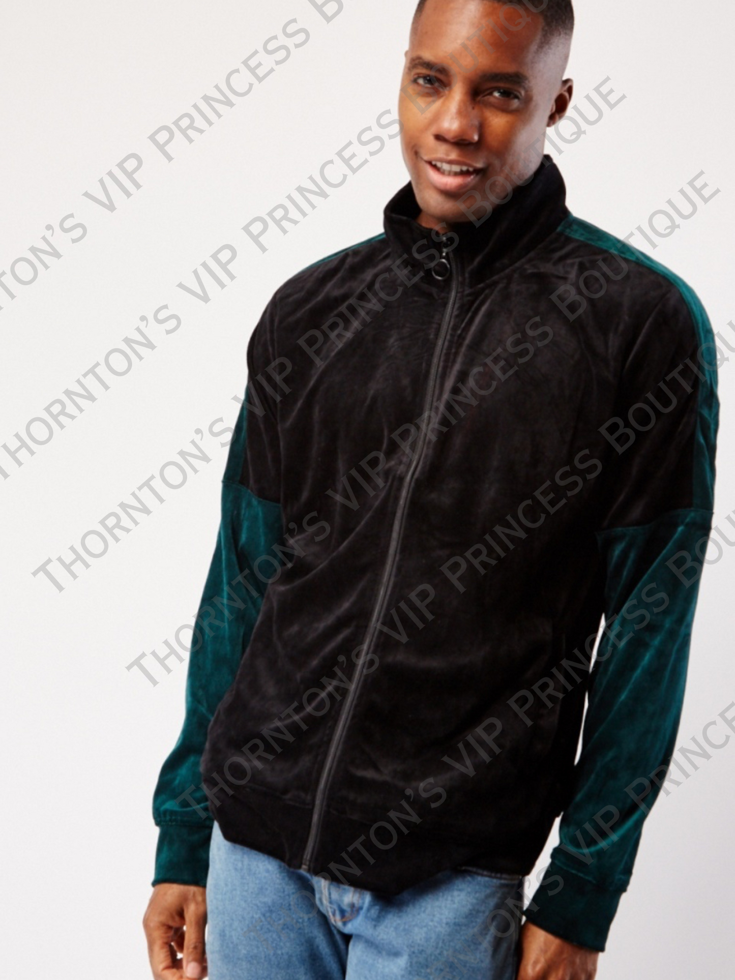 Men’s Two Tone Velveteen Jacket