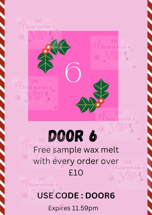 🎁Advent Calendar Door 6 - FREE Wax Melt Sample🎁