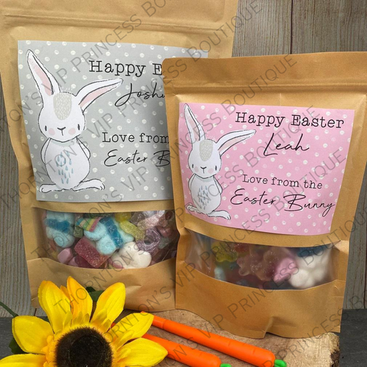 Personalised Easter Bunny Sweet Pouch