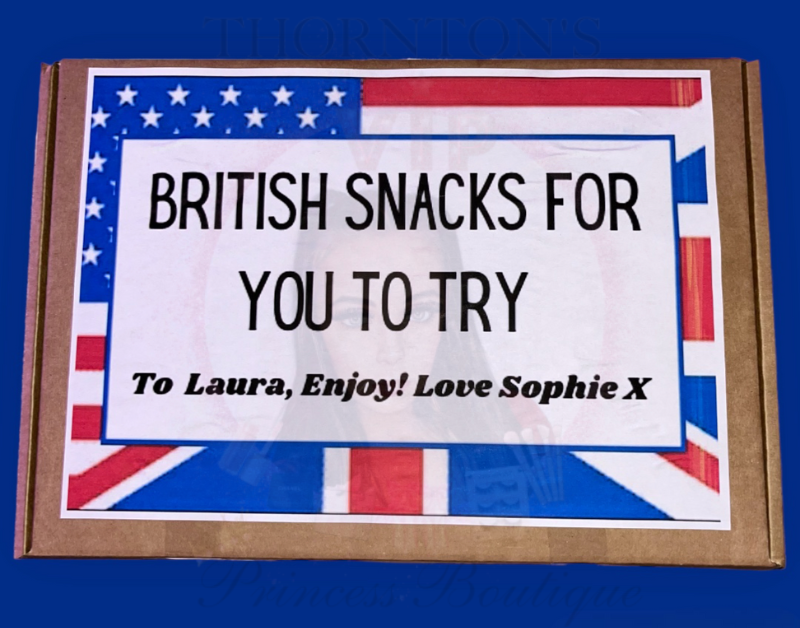 Personalised British Classics Snack Box