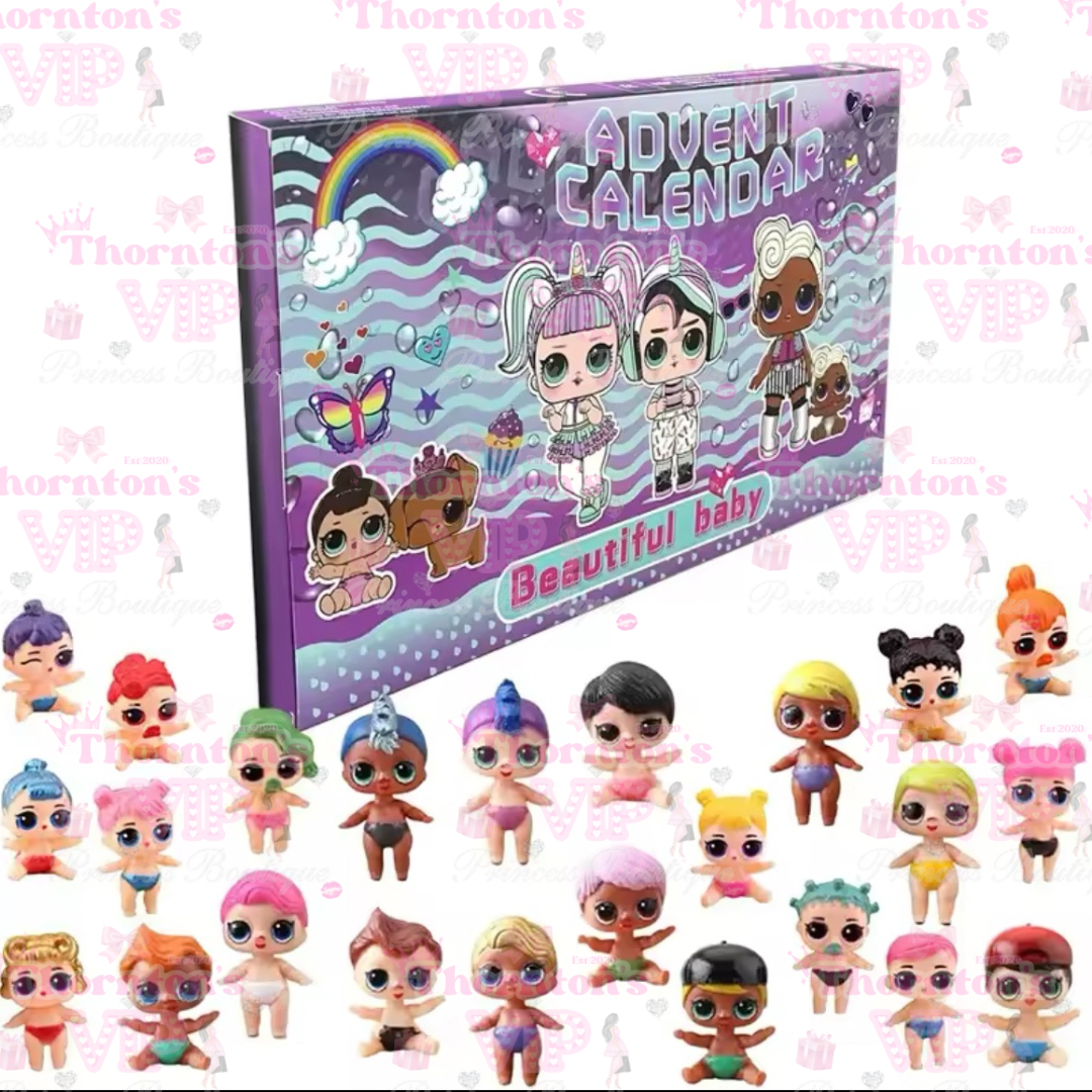 Baby Doll Figure Advent Calendars - Two Sets To Choose From