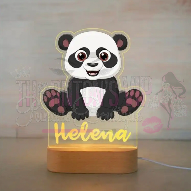 Personalised Zoo Glow Kids Night Light