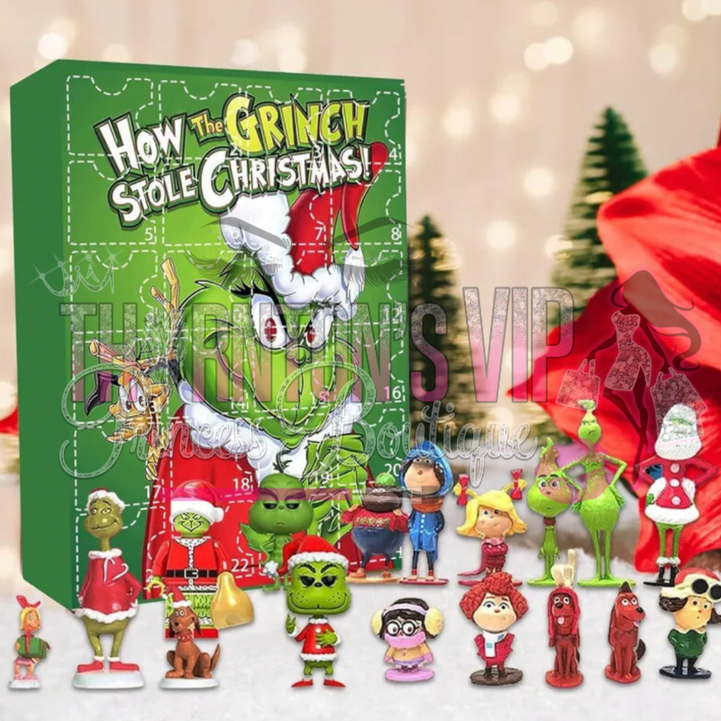 Festive Mischief Countdown Figurine Calendar