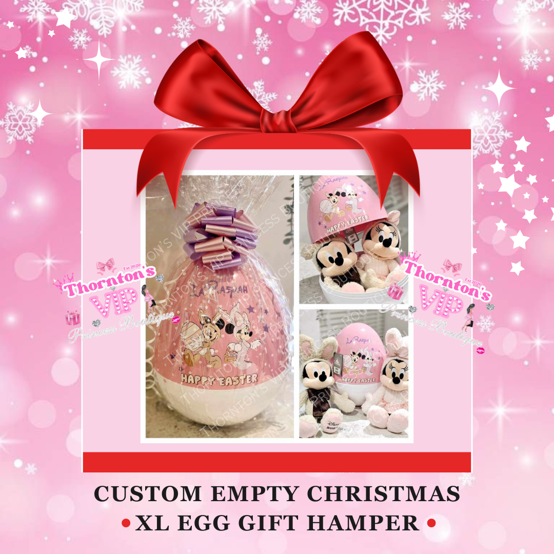 Custom Empty Sonic Christmas XL Egg Gift Hamper Listing For Sarah Padmore