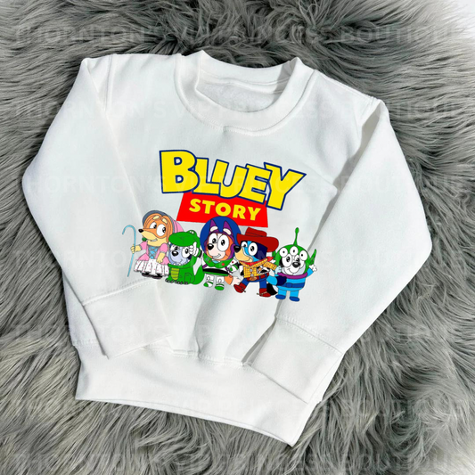 Kids Bluey Story Sweatshirt