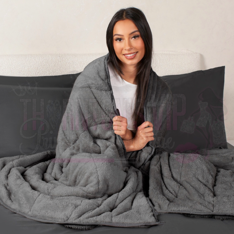 HOT SELLING!! Teddy Weighted Blanket Quilted