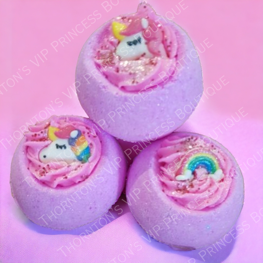 Unicorns And Rainbows Bath Bomb With Shea Butter