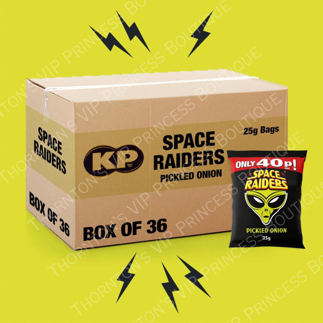 Box Of 36x Space Raiders Pickled Onion